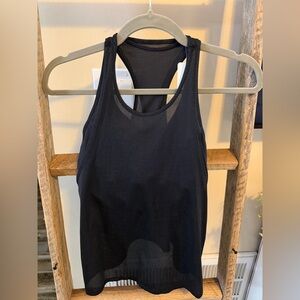 Lululemon size 2 mesh racerback tank with built in sports bra